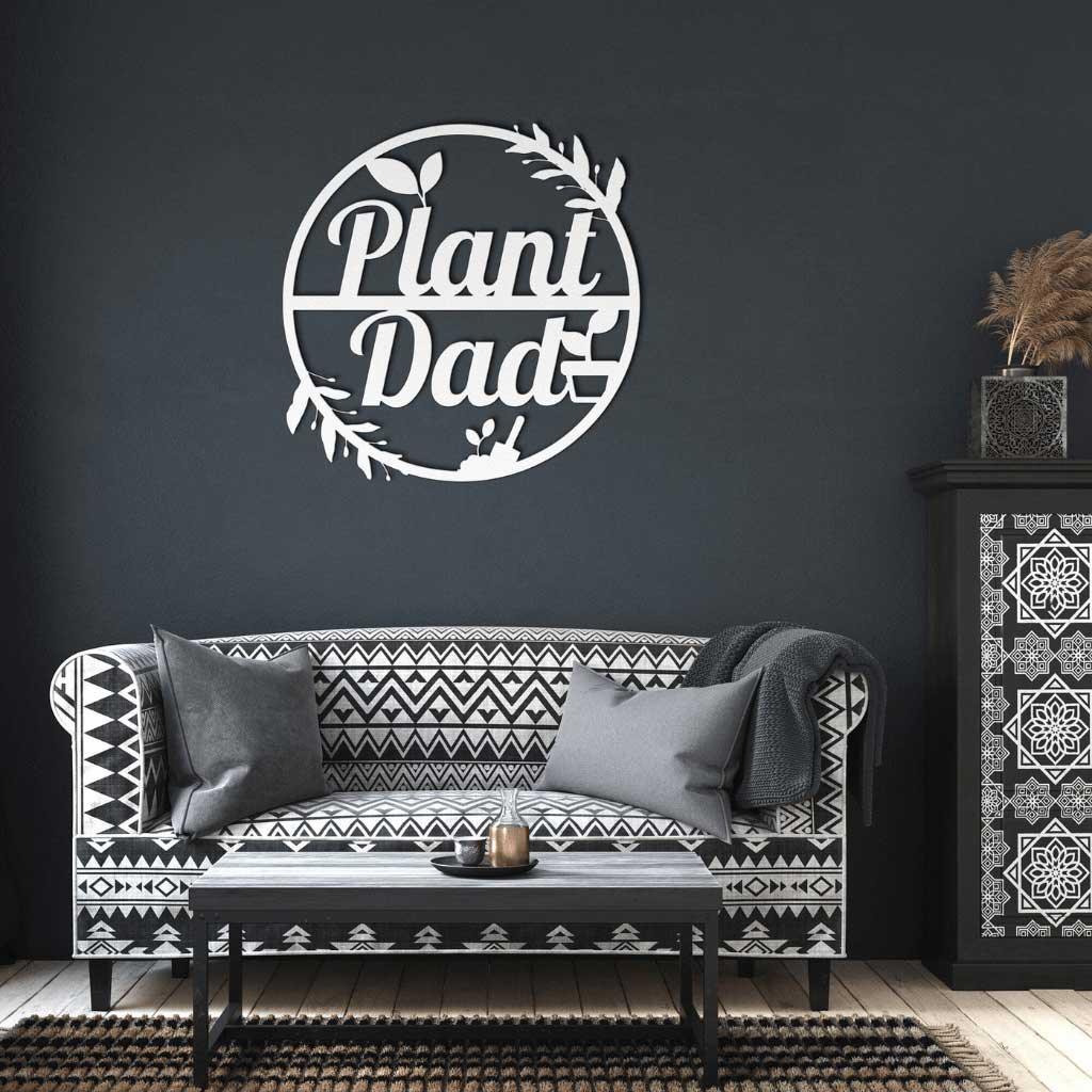 Plant Dad Metal Wall Art - ProSteel Decor 