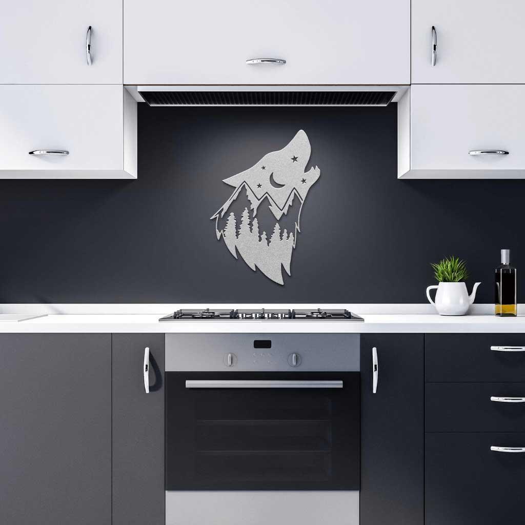 Wolf Metal Wall Art - ProSteel Decor 