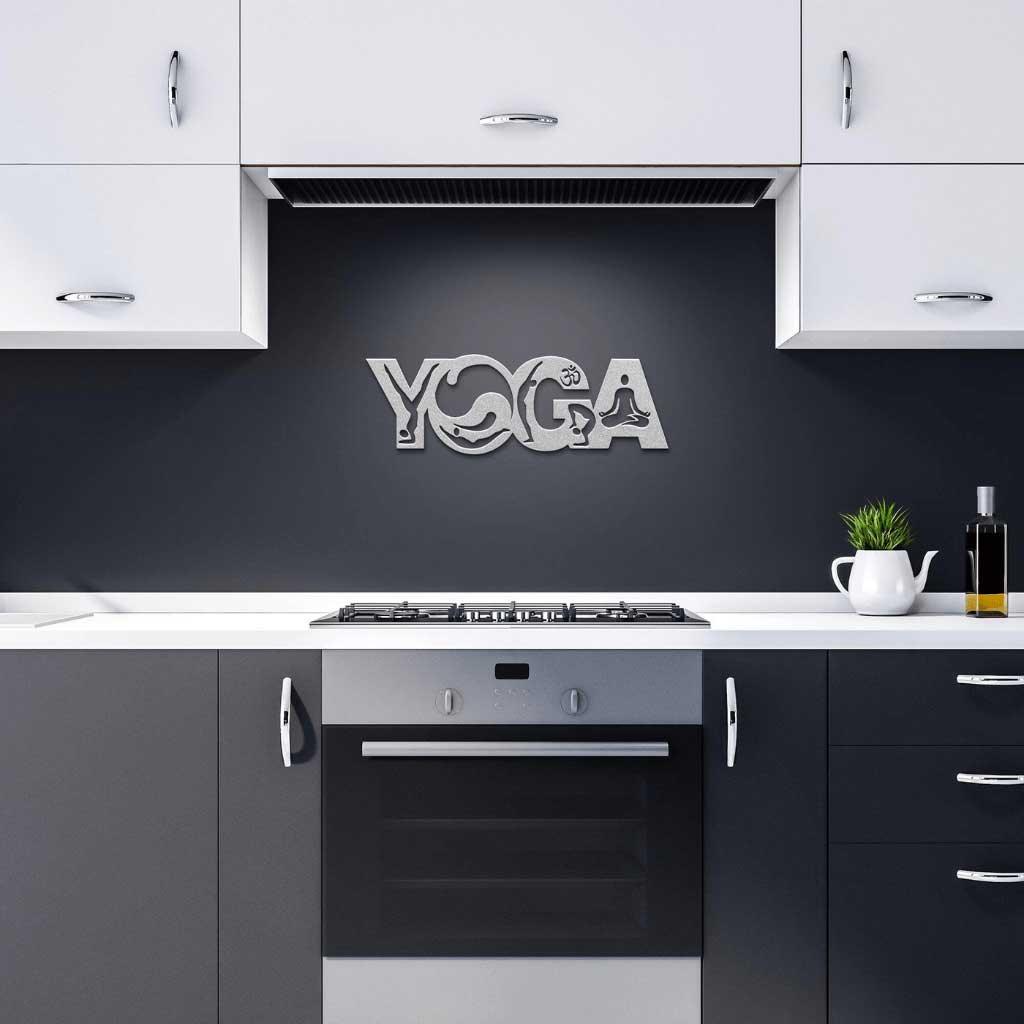 Yoga Metal Wall Art - ProSteel Decor 